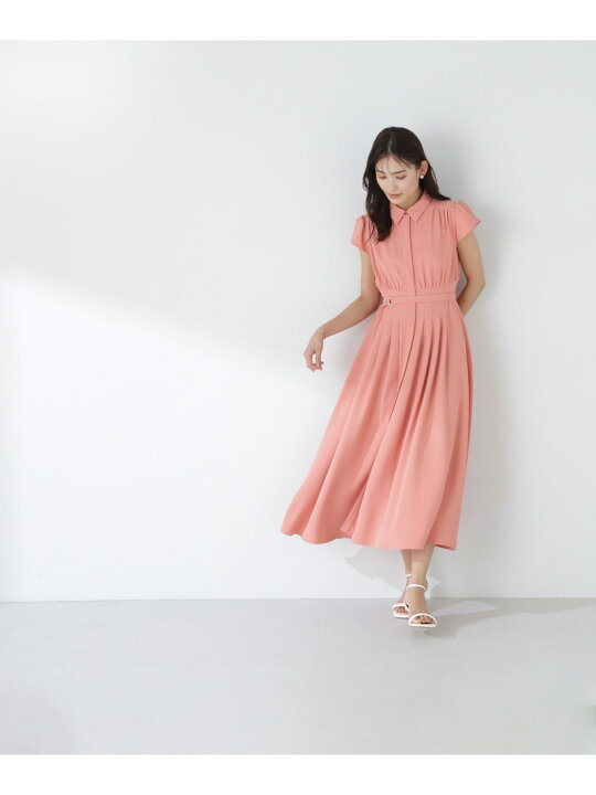 楽天市場】【SALE／50%OFF】フレンチスリーブシャツワンピース NATURAL 