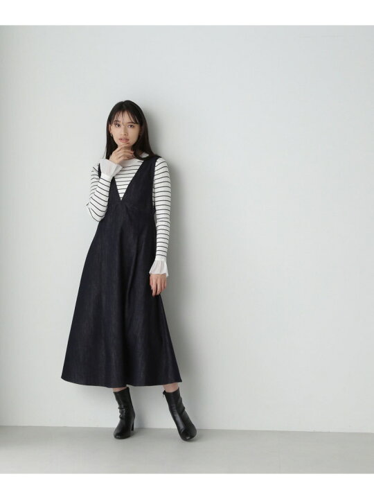 楽天市場】【SALE／30%OFF】デニムライクシリーズ ジャンパースカート 