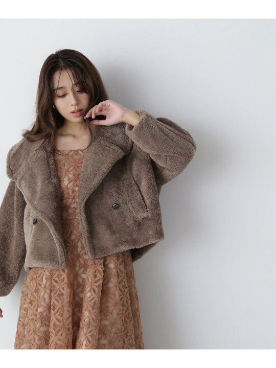 楽天市場】【SALE／10%OFF】ショートボアブルゾン 24AW NATURAL BEAUTY 