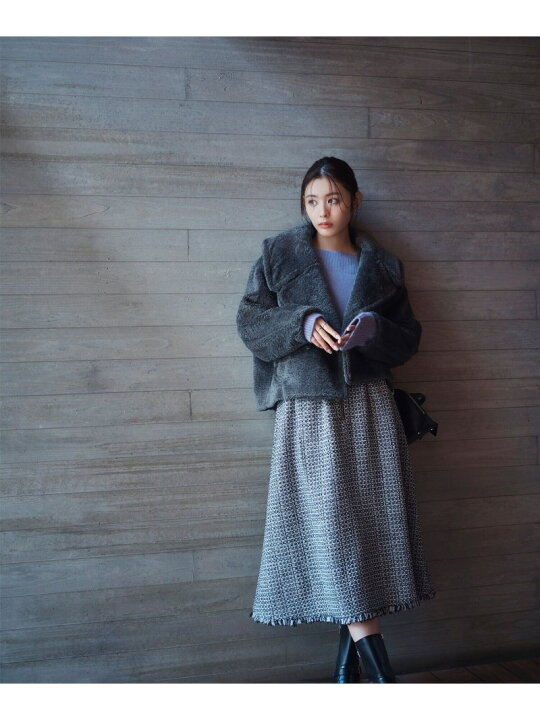 楽天市場】【SALE／10%OFF】ショートボアブルゾン 24AW NATURAL BEAUTY 
