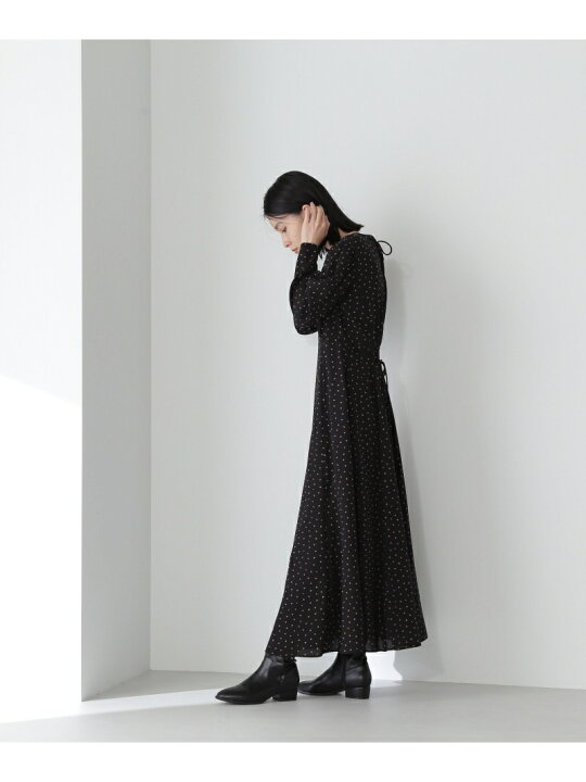 楽天市場】【SALE／50%OFF】スクエアドットプリントマキシワンピース 