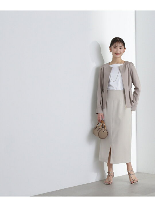 楽天市場】【SALE／50%OFF】ノーカラーブルゾン NATURAL BEAUTY BASIC  