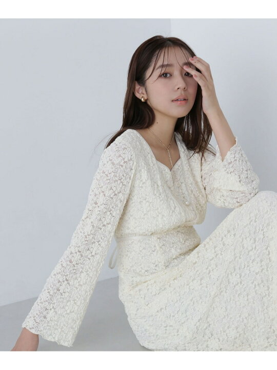 楽天市場】【SALE／50%OFF】シュリンクレースワンピース NATURAL 