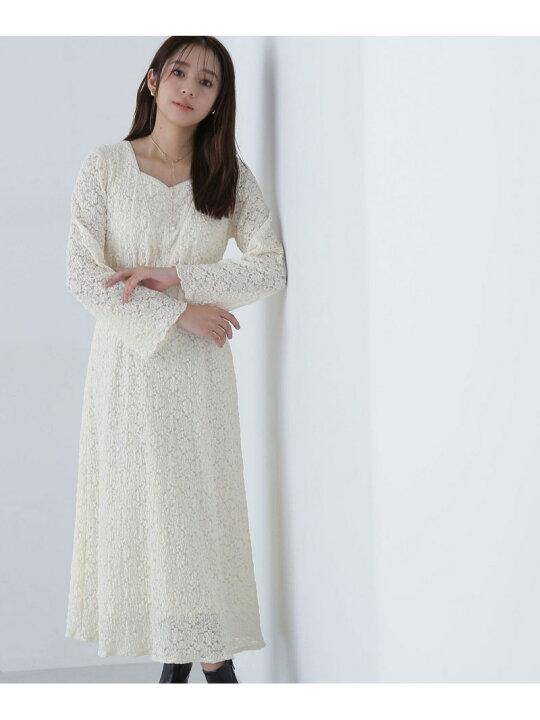 楽天市場】【SALE／50%OFF】シュリンクレースワンピース NATURAL 