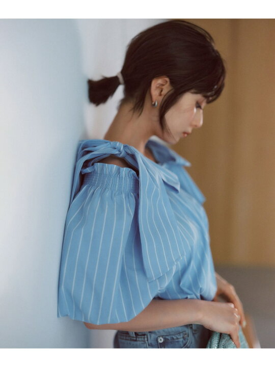 楽天市場】【SALE／10%OFF】オフショルリボンブラウス NATURAL BEAUTY 