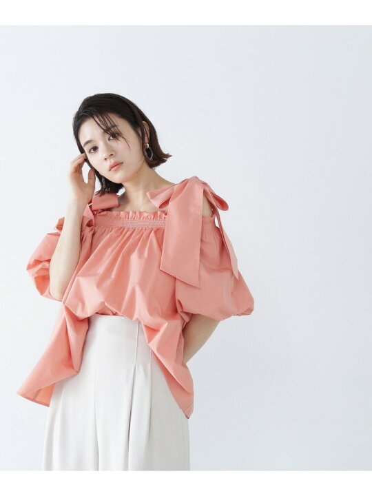 楽天市場】【SALE／10%OFF】オフショルリボンブラウス NATURAL BEAUTY 
