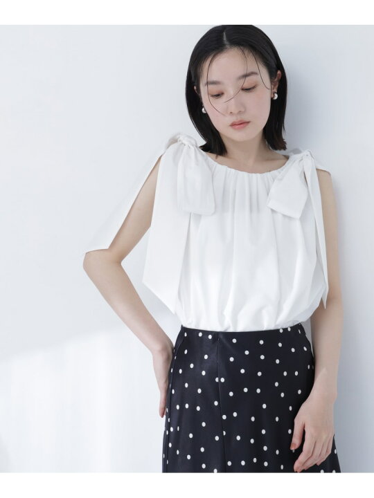 楽天市場】＜ちょうど,いい服＞ときめきリボンブラウス NATURAL BEAUTY 