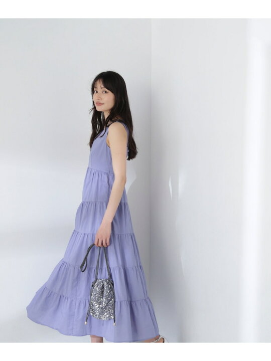 楽天市場】バッククロスティアードワンピース NATURAL BEAUTY BASIC 