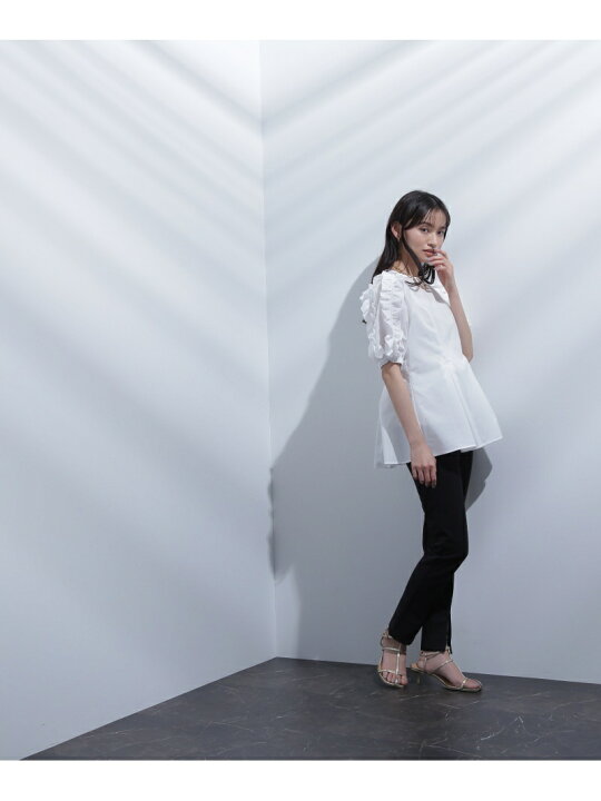 楽天市場】【SALE／50%OFF】フリルショルダーブラウス NATURAL BEAUTY 