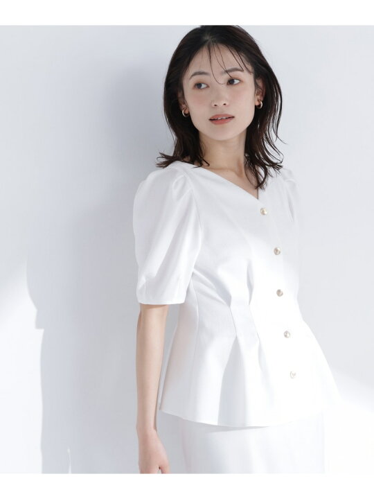 楽天市場】ウエストタックブラウス NATURAL BEAUTY BASIC ナチュラル 