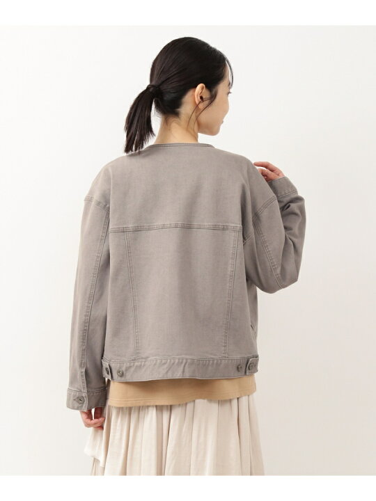 楽天市場】【SALE／50%OFF】ノーカラーGジャン グレー NATURAL BEAUTY 