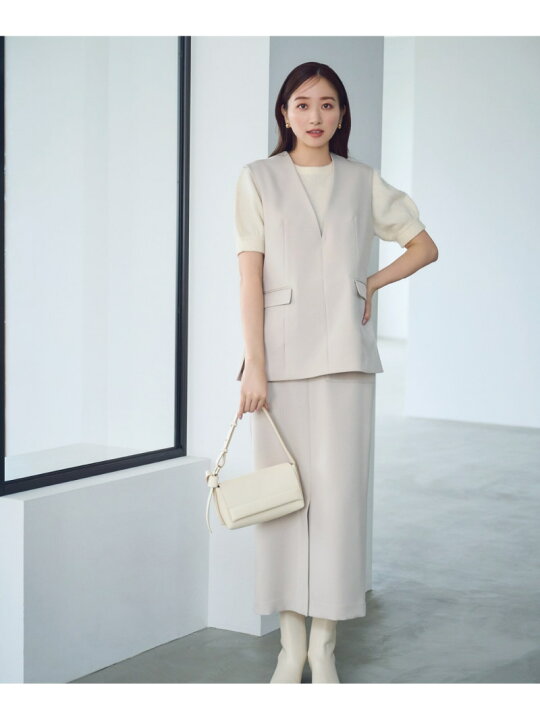 楽天市場】【SALE／30%OFF】ジレ&ナロースカートセットアップ23AW 