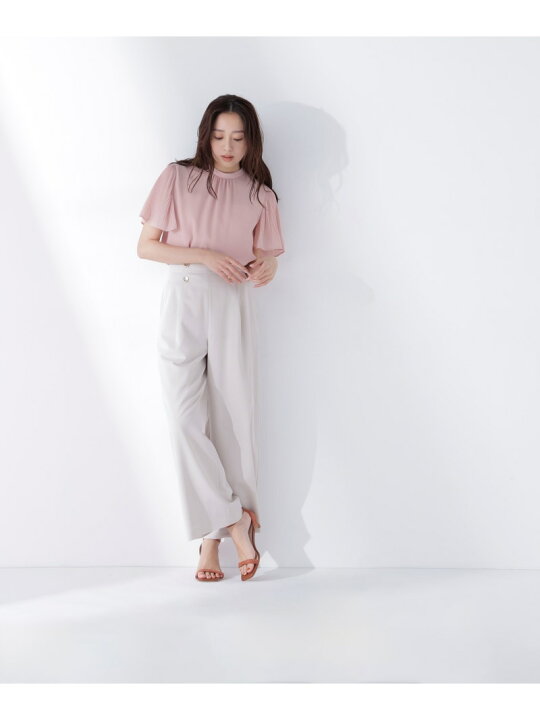 楽天市場】楊柳フレアスリーブブラウス NATURAL BEAUTY BASIC