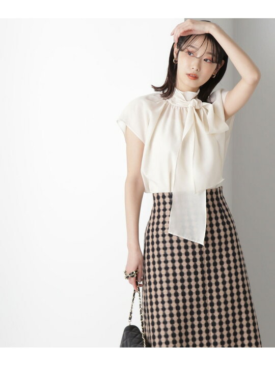 楽天市場】シアーボウタイフォルムブラウス NATURAL BEAUTY BASIC 