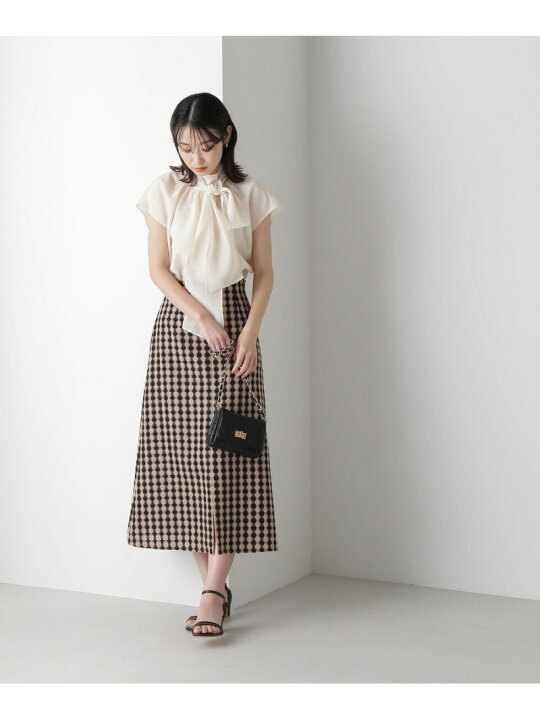 楽天市場】シアーボウタイフォルムブラウス NATURAL BEAUTY BASIC 