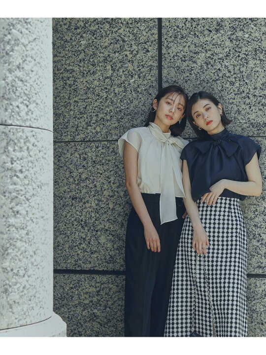 楽天市場】シアーボウタイフォルムブラウス NATURAL BEAUTY BASIC 