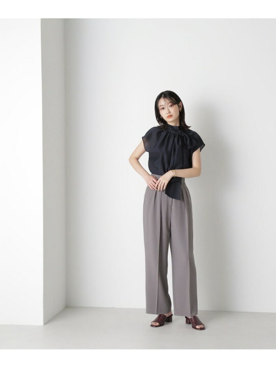 楽天市場】シアーボウタイフォルムブラウス NATURAL BEAUTY BASIC シアーボウタイフォルムブラウス