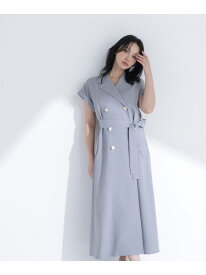 ベルテッドトレンチワンピース NATURAL BEAUTY BASIC ナチュラルビューティベーシック ワンピース・ドレス ワンピース ブラウン ベージュ ネイビー【送料無料】[Rakuten Fashion]