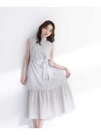 【SALE／30%OFF】ティアードベルテッドワンピース NATURAL BEAUTY BASIC ナチュラルビューティベーシック ワンピース・ドレス ワンピース グレー ブラック オレンジ【RBA_E】【送料無料】[Rakuten Fashion]
