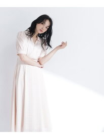 【SALE／30%OFF】シャドーチェックカシュクールワンピース NATURAL BEAUTY BASIC ナチュラルビューティベーシック ワンピース・ドレス ワンピース ネイビー パープル ベージュ【RBA_E】【送料無料】[Rakuten Fashion]