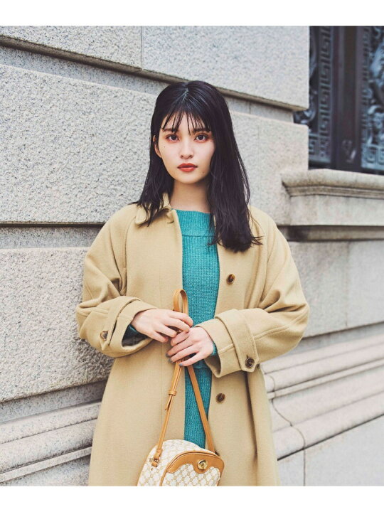 楽天市場】【SALE／50%OFF】ウールステンカラーコート NATURAL BEAUTY 