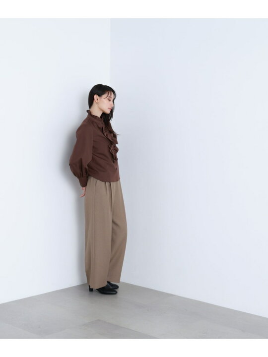 楽天市場】【SALE／10%OFF】フロントフリルブラウス NATURAL BEAUTY 