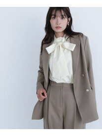 ＜CLASSY. お仕事名品Award 2025＞「ジャケット賞」ダブルブレストボクシージャケットII NATURAL BEAUTY BASIC ナチュラルビューティベーシック ジャケット・アウター ブルゾン・ジャンパー ネイビー【送料無料】[Rakuten Fashion]