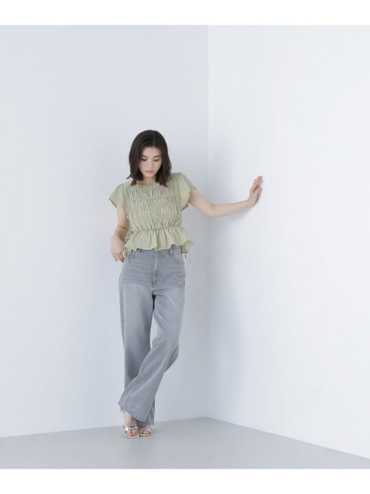 楽天市場】レースアップシャーリングブラウス NATURAL BEAUTY BASIC 