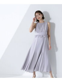 【SALE／50%OFF】ノーブルフレアワンピース NATURAL BEAUTY BASIC ナチュラルビューティベーシック ワンピース・ドレス ワンピース グレー【RBA_E】【送料無料】[Rakuten Fashion]