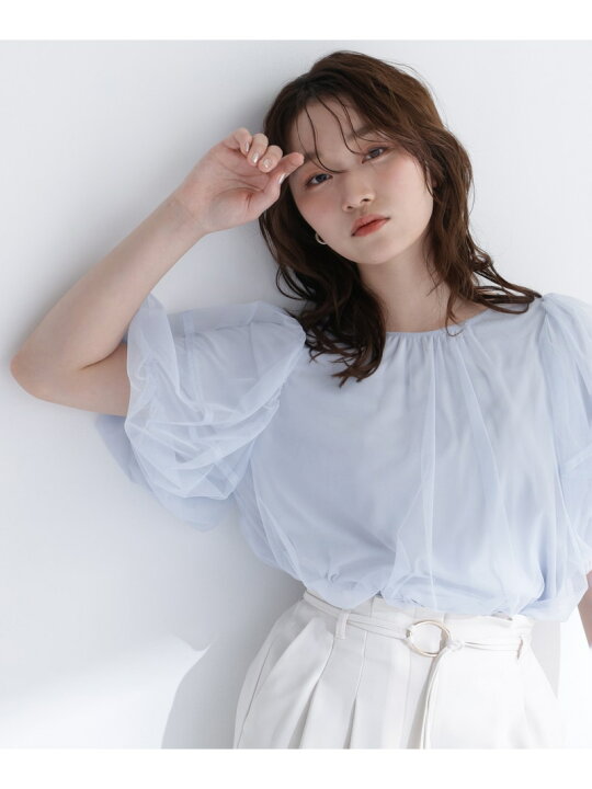 楽天市場】【SALE／30%OFF】チュールレイヤードトップス NATURAL 