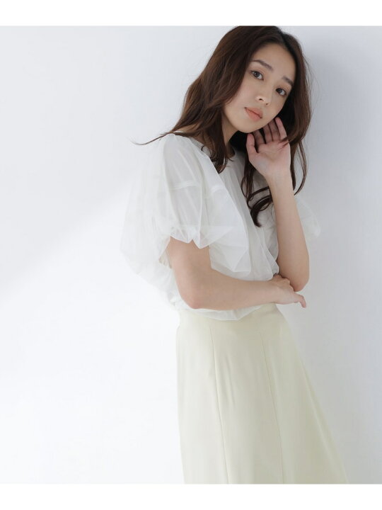 楽天市場】【SALE／30%OFF】チュールレイヤードトップス NATURAL 