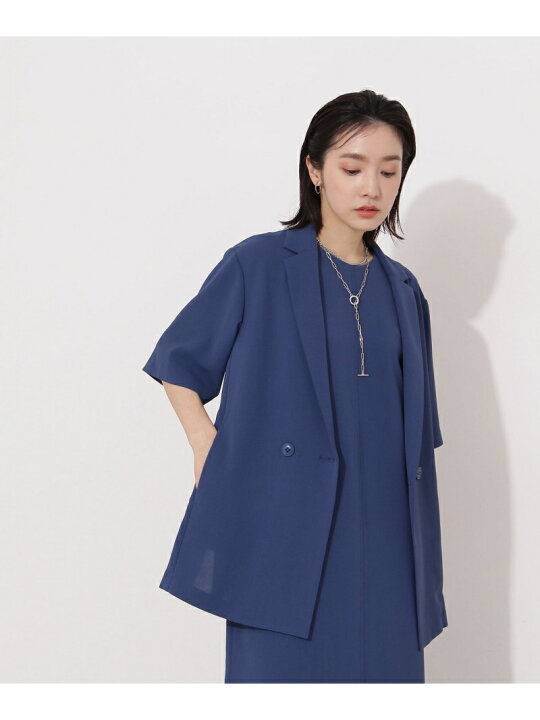 楽天市場】[洗える]ショートスリーブジャケット NATURAL BEAUTY BASIC 