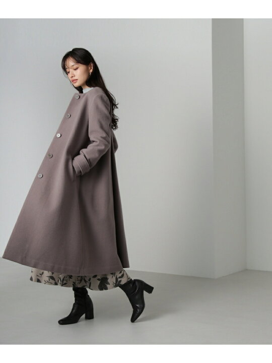 楽天市場】【SALE／50%OFF】バックフレアロングコート NATURAL BEAUTY  