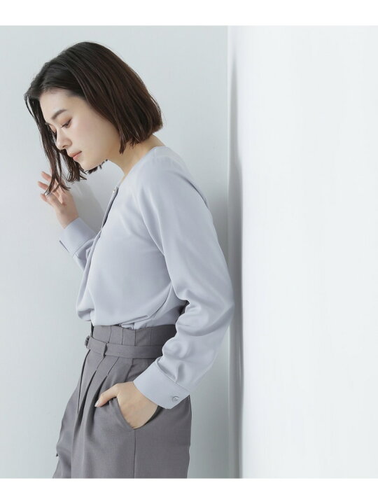 楽天市場】パールポイントブラウス 24SS NATURAL BEAUTY BASIC 