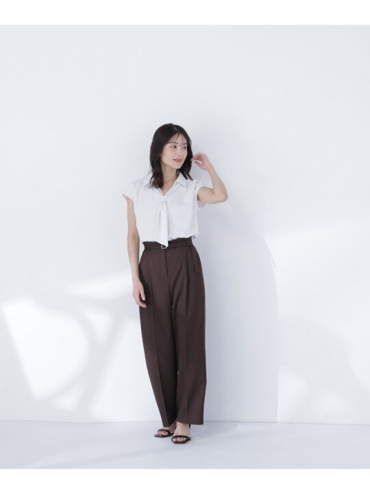 楽天市場】スキッパータイブラウス NATURAL BEAUTY BASIC ナチュラル 