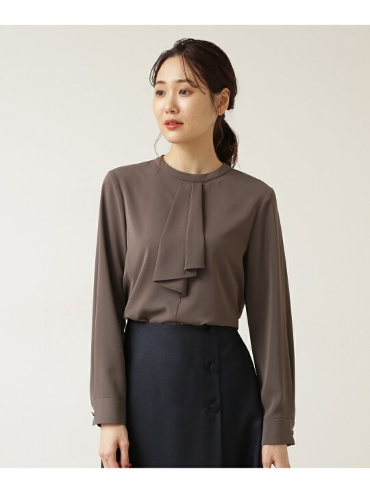 楽天市場】【SALE／50%OFF】ラッフルボウタイブラウス NATURAL BEAUTY  