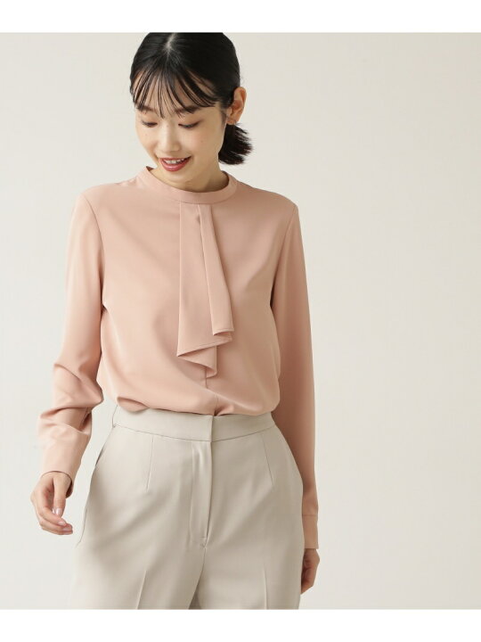 楽天市場】【SALE／50%OFF】ラッフルボウタイブラウス NATURAL BEAUTY 