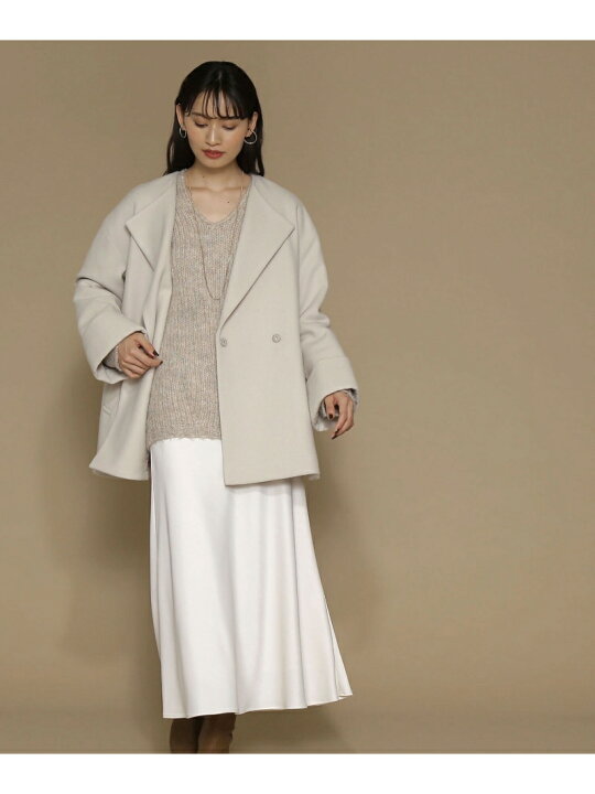 楽天市場】【SALE／30%OFF】オーバーフォルムハーフコート NATURAL 
