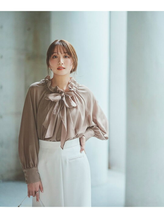 楽天市場】シアーボウタイブラウス 24SS NATURAL BEAUTY BASIC 