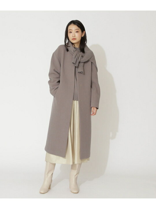 楽天市場】【SALE／30%OFF】ノーカラーダブルクロスコート NATURAL  