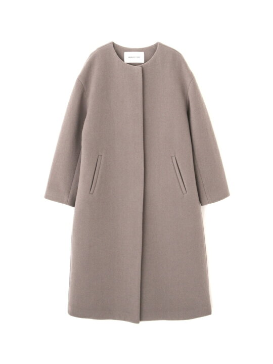 楽天市場】【SALE／30%OFF】ノーカラーダブルクロスコート NATURAL 