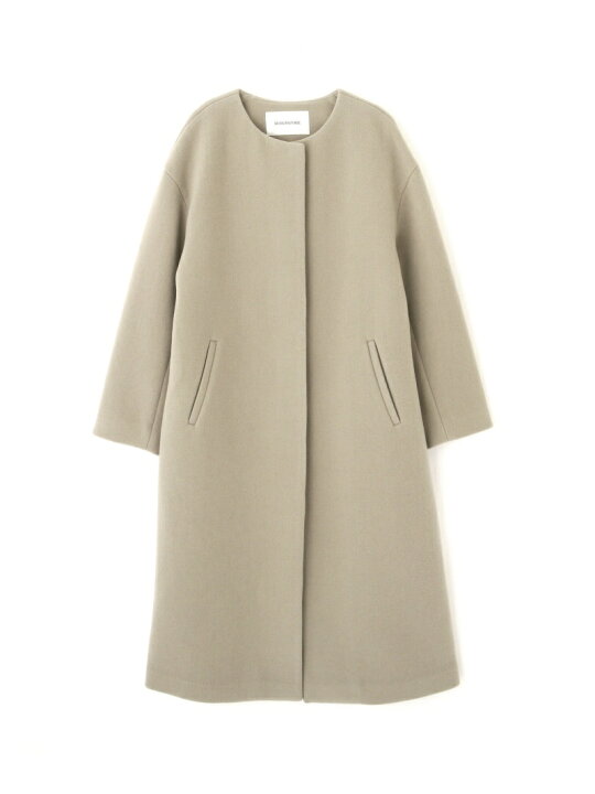 楽天市場】【SALE／30%OFF】ノーカラーダブルクロスコート NATURAL 