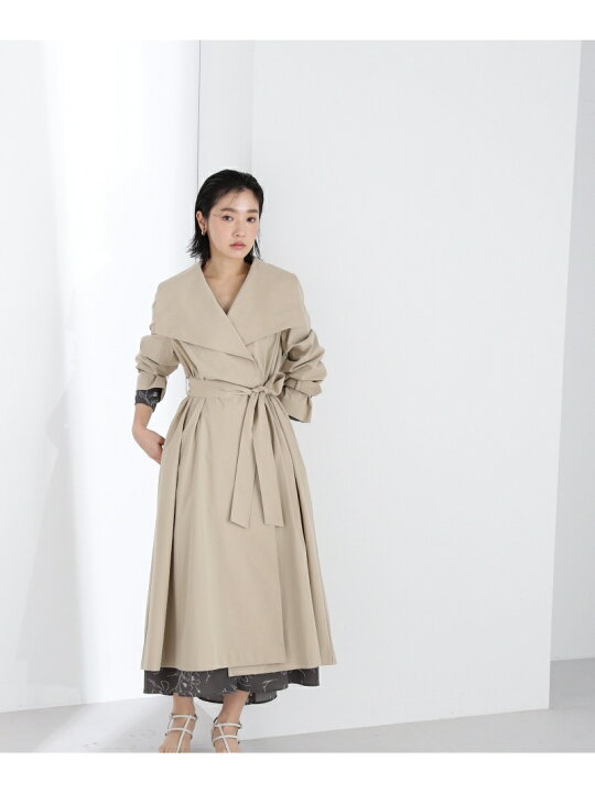 楽天市場】【SALE／50%OFF】デザインカラーフレアコート NATURAL  