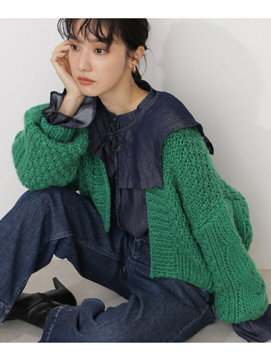 楽天市場】スクエアカラーブラウス インディゴ NATURAL BEAUTY BASIC 
