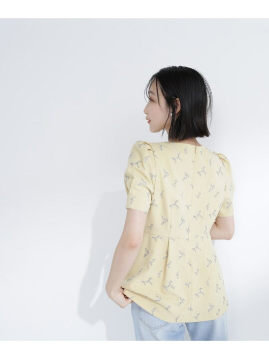 楽天市場】【SALE／30%OFF】ラメ刺繍ペプラムブラウス NATURAL BEAUTY 