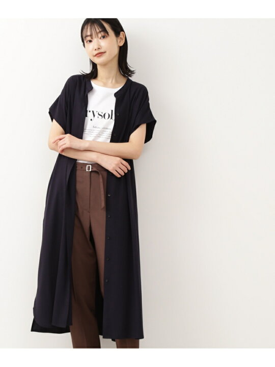 楽天市場 Sale 60 Off リラックスシャツワンピース Natural Beauty Basic ナチュラルビューティベーシック ワンピース ワンピースその他 ネイビー ベージュ ブラウン Rba E Rakuten Fashion Natural Beauty Basic