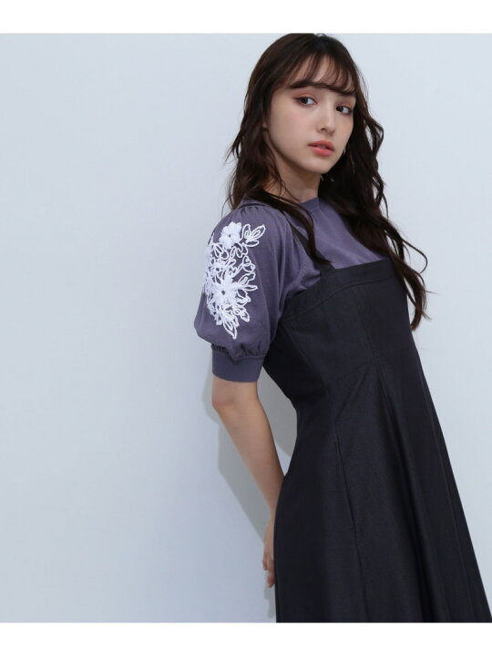 楽天市場】【SALE／50%OFF】フラワー刺繍パフスリーブニット NATURAL  