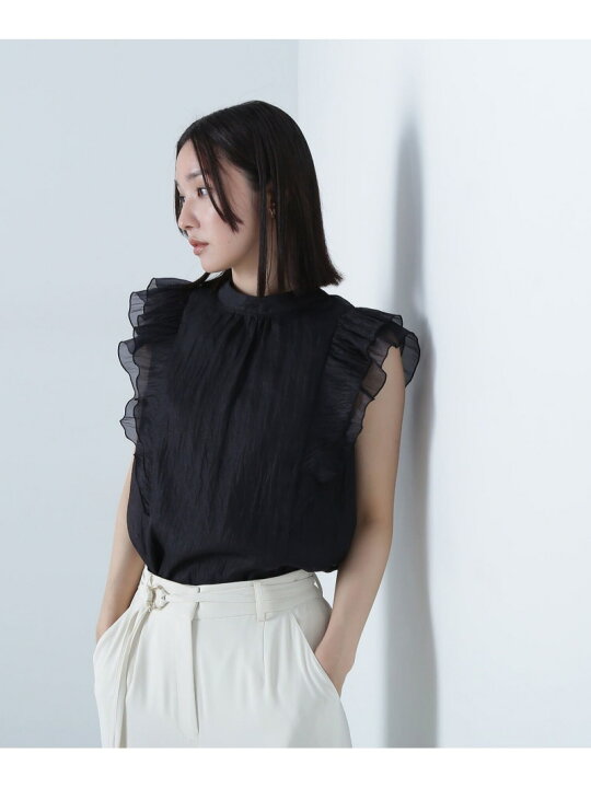 楽天市場】【SALE／10%OFF】2wayワッシャーシアーリボンブラウス 
