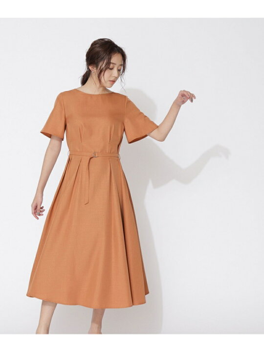 楽天市場】タックフレアワンピース NATURAL BEAUTY BASIC ナチュラル 
