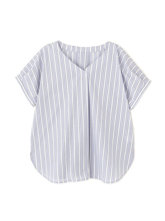 楽天市場】【SALE／20%OFF】[洗える]ストライプボリュームブラウス 